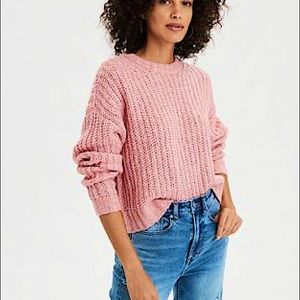 American Eagle Crew Neck Knit Sweater